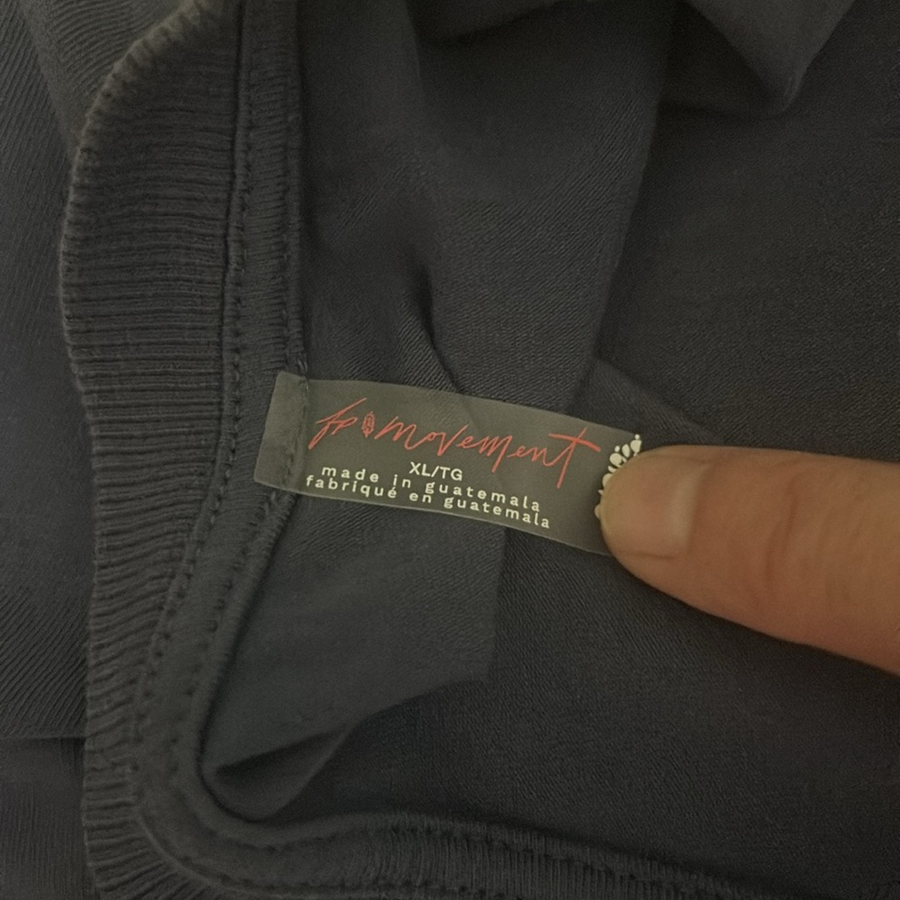 NWOT FP Movement Hot Shot Tee Romper Blue Indigo XL - Picture 7 of 7